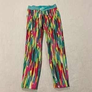 Nike Pro‎ Girls Multicolored Leggings Size XS